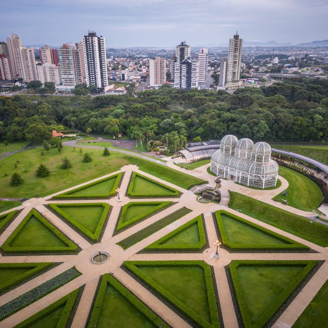 Curitiba,,Brazil,-,March,8,,2023:,Beautiful,Aerial,View,To