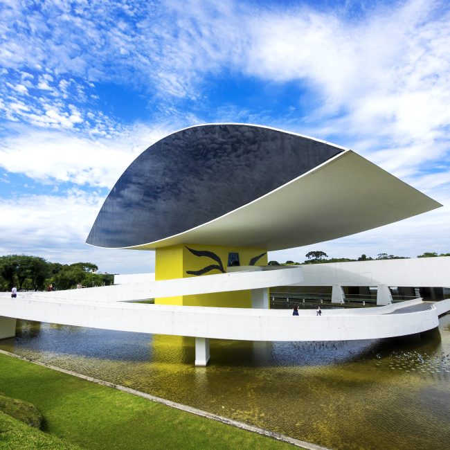 Curitiba,,Brazil,-,December,14:,Oscar,Niemeyer,Museum,(mon),In